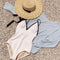 Bikini Espalda Descubierta Estilo Japonés y Coreano para Termas