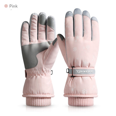 Guantes Térmicos Acolchados para Ciclismo con Relleno de Terciopelo y Algodón - Image 37