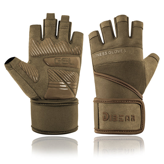 Guantes de Entrenamiento Deportivos Antideslizantes - Medio Dedo Universal para Pesas - Image 2