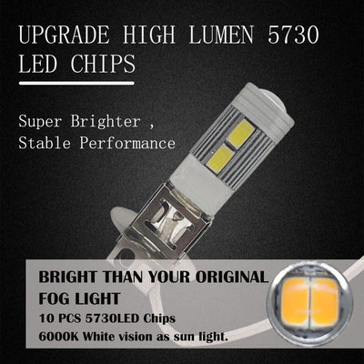 Luces LED H3 H1 para Faros Antiniebla de Auto - Image 11