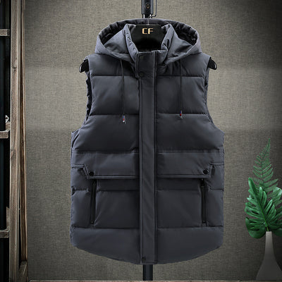 Chaleco Acolchado con Capucha para Hombre