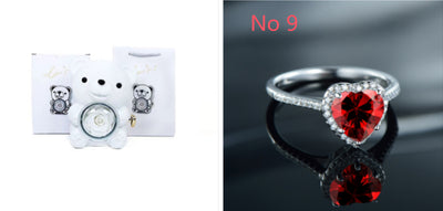 Anillo de Plata S925 Diamante Amor para Mujer Estilo Europeo y Americano - Image 17