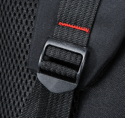 Mochila de Senderismo para Mujer Negro Nylon Resistente - Image 10