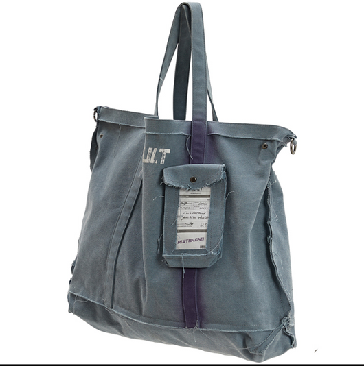 Bolsa Diagonal de Gran Capacidad con Acabado Efecto Pintura - Image 12