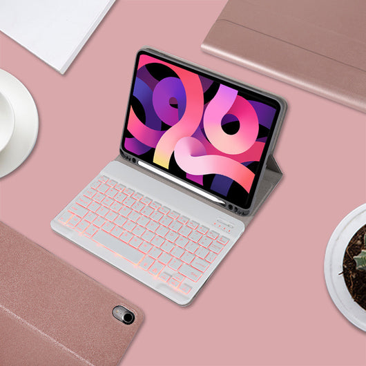 Funda Protectora con Ranura para Stylus - Teclado Bluetooth para iPad - Image 10