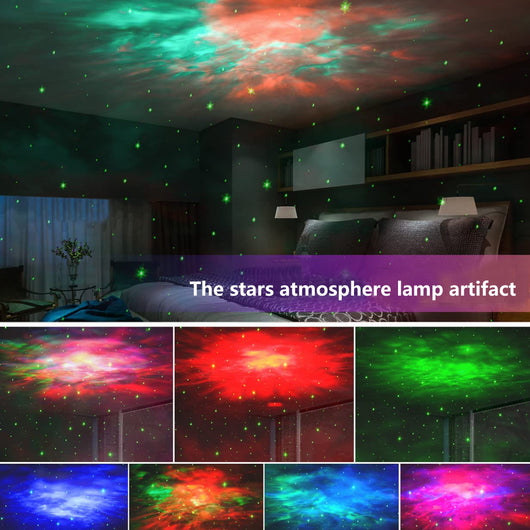 Lámpara Proyectora Astronauta con Luz Giratoria, Música y Cielo Estrellado - Image 4