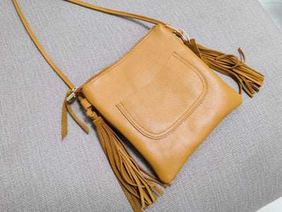 Bolso Bandolera Vintage con Fleece y Flecos Florales - Image 15