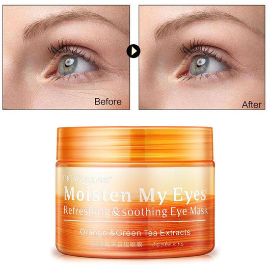 Parches Reafirmantes de Naranja para el Contorno de Ojos