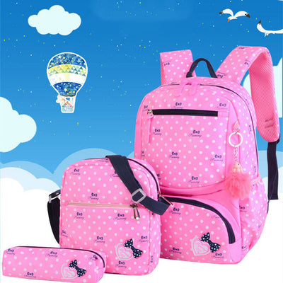 Mochila Escolar Estilo Coreano Princesa para Niñas