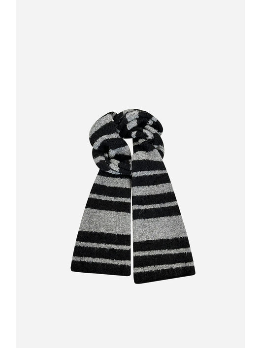 Bufanda Tejida a Rayas para Mujer - Cuello Cálido y Elegante - Image 5