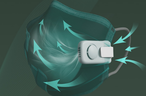 Ventilador Portátil Silencioso con Enfriamiento y Calefacción para Mascarilla