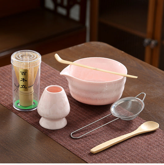 Juego de Té Matcha Kung Fu Estilo Japonés con Acabado Cristalino - Image 25