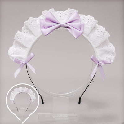 Tocado Lolita Japonés con Moño de Encaje - Accesorio de Diadema Anime - Image 6