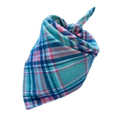Pañuelo Triangular de Franela Cuadrillé para Bebé - Image 29