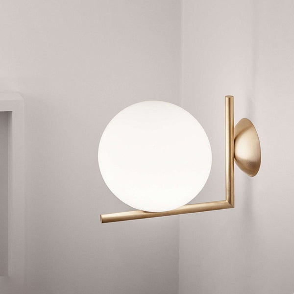 Lámpara de Pared de Cristal para Dormitorio y Pasillo