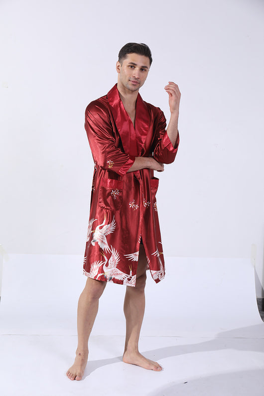 Bata de Seda para Hombre - Cómoda y Elegante para Verano - Image 38