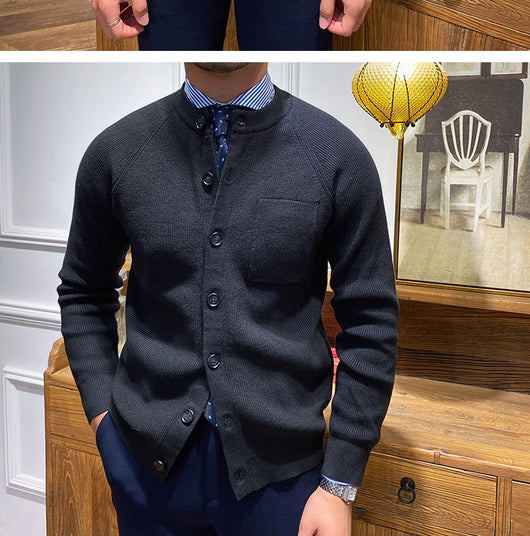 Cardigan Tejido Cuello Redondo Ajustado - Prenda Versátil para Capas - Image 18