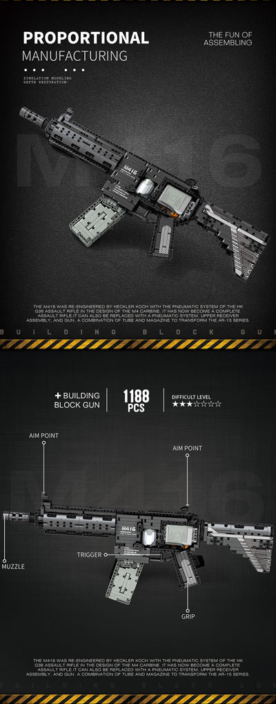 Bloques de Construcción y Pistolas Lanzadoras para Armar - Image 10