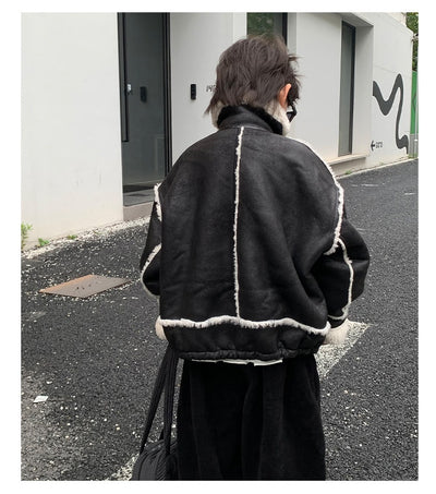 Chaqueta de Cuero para Niño con Forro Polar Acolchado - Abrigo de Otoño e Invierno - Image 19