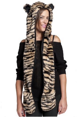 Gorro Invierno Mujer con Bufanda de Piel - Conjunto Abrigado