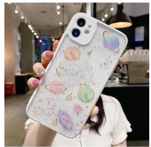 Funda Móvil con Marco de Brillo Transparente - Image 5