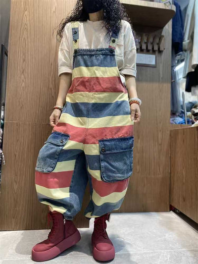 Mono Corto Denim Tallas Grandes con Tirantes e Impresión - Image 26