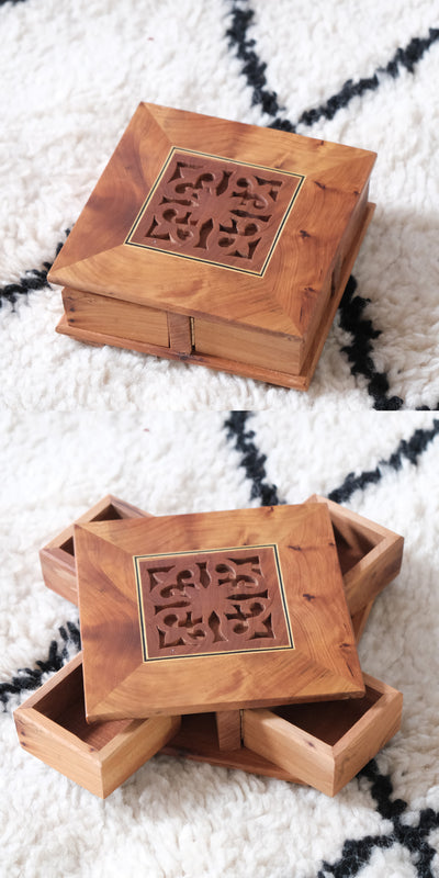 Caja Joyero Marrroquí Giratorio de Madera Artesanal - Image 19