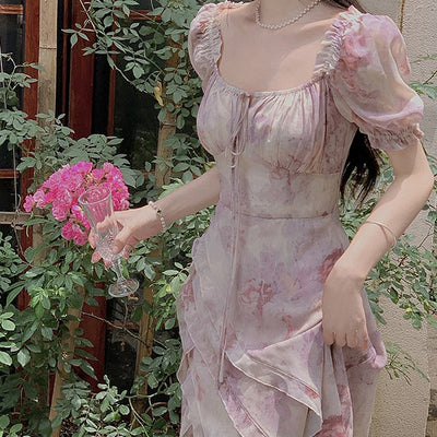 Vestido Floral Rosa para Mujer - Ideal para Verano