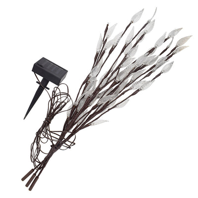 Luces LED Solares Impermeables para Jardín en Forma de Hojas - Image 8