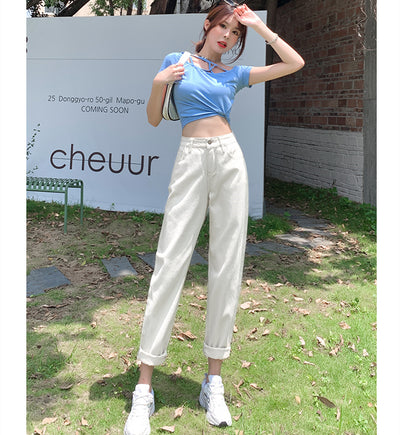 Pantalón Harlan Cintura Alta Pierna Recta para Mujer - Corte Moderno - Image 6