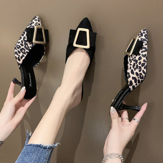 Sandalias de Tacón Alto y Pantuflas Stiletto para Mujer - Image 11