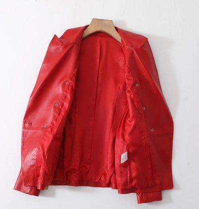 Blusa Corta de Cuero Genuino para Mujer - Estilo Fashion - Image 8