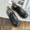 Zapatos Oxford Retro para Mujer con Tacón Robusto y Detalles Calados