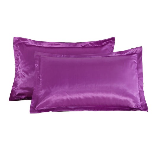 Funda de Almohada de Seda Pura Color Liso - Image 14