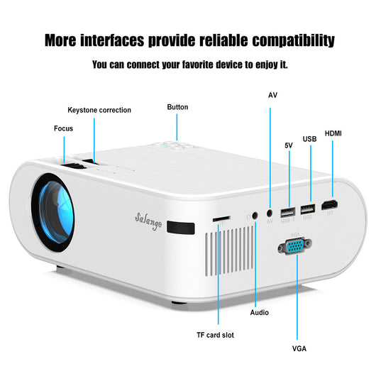 Proyector Portátil Inteligente P62 HD 720p para Oficina y Hogar - Image 8