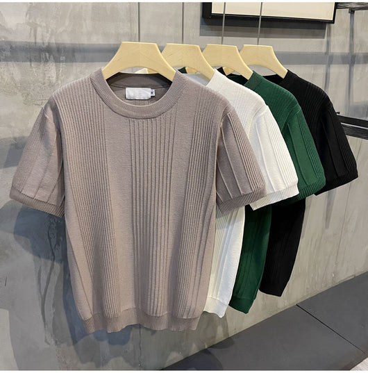 Playera Ligera de Seda de Hielo - Manga Corta Transpirable - Image 16