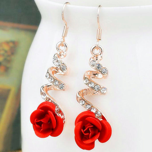 Aretes de Flores Rosas Silvestres - Temperamento Salvaje - Image 6