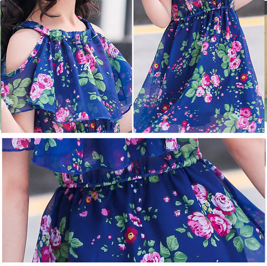 Vestido Princesa Niña Estilo Occidental Tul Esponjoso Tendencia Viral - Image 24