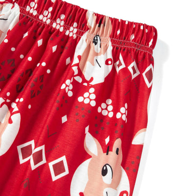 Pijamas Navideños a Juego para Padres e Hijos con Estampado Festivo - Image 24