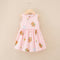 Pink plaid bear - 90cm