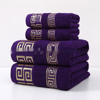 Toalla de Baño Jacquard de Algodón con Diseño Satinado Ancho - Image 8