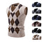Suéter Pullover Cuadros Casual para Hombre