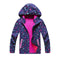 Chamarra Hoodie con Cierre para Niña - Diseño Estampado Resistente al Agua