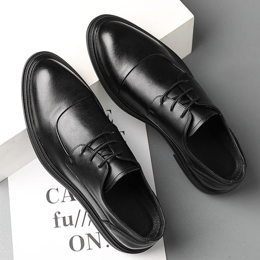 Zapatos de Cuero para Hombre con Punta Afilada y Suela Flexible - Image 2