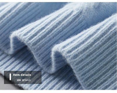 Suéter Grueso para Hombre Cuello Redondo Tejido Base - Image 19