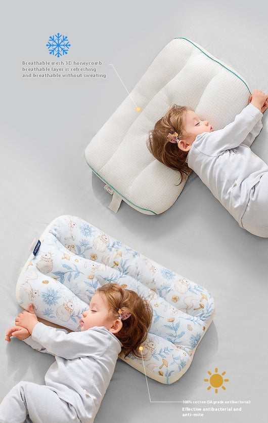 Almohada Infantil de Algodón Puro con Protección Térmica - Image 19