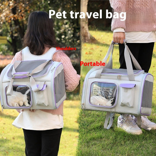 Mochila Transportadora Plegable para Mascotas - Dual Propósito - Image 2