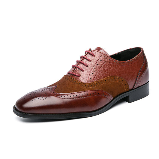 Zapatos Oxford Británicos de Cuero para Hombre - Punta Afilada - Image 6