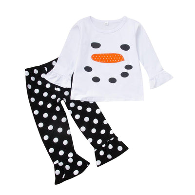 Conjunto de Invierno para Niña con Playera de Muñeco de Nieve - Image 7