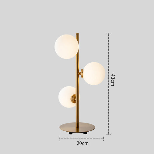 Lámpara de Mesa Esférica Moderna para Dormitorio - Image 4
